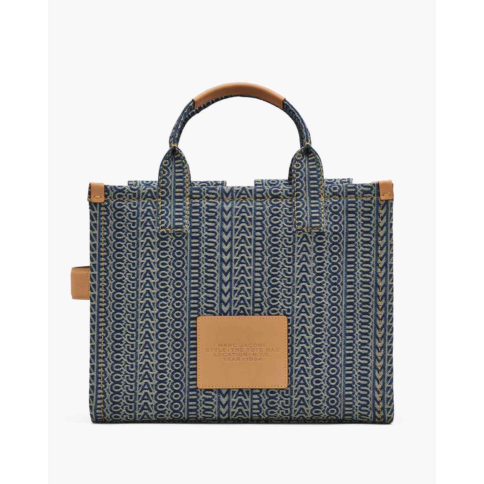 MARC JACOBS The Cargo Monogram Denim Medium Tote Bag